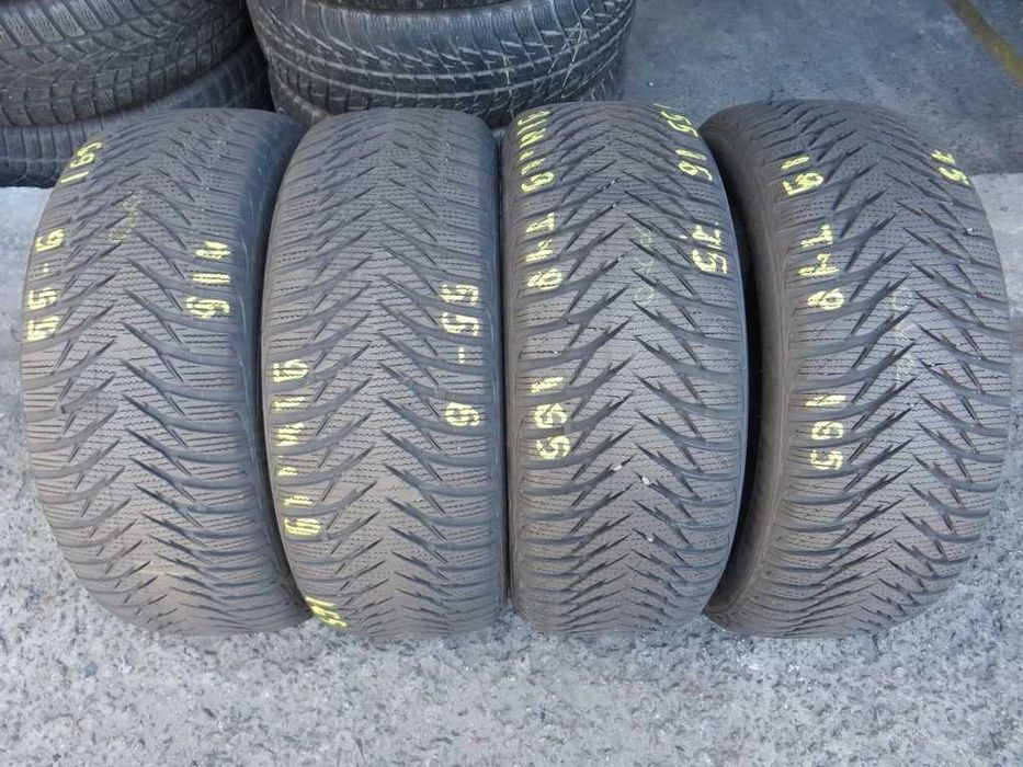 205/55 R16 91H Goodyear UltraGrip8 зима 4 штуки шини бу