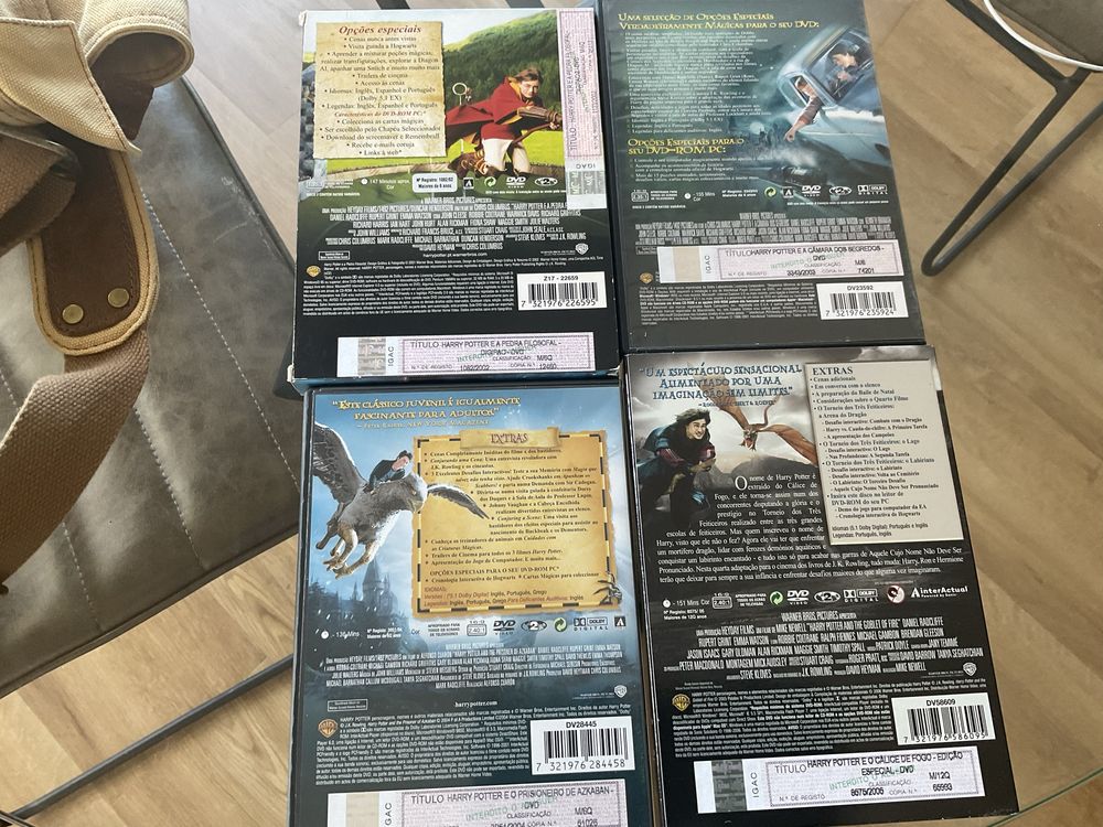 Blu Ray Harry Potter - coleção