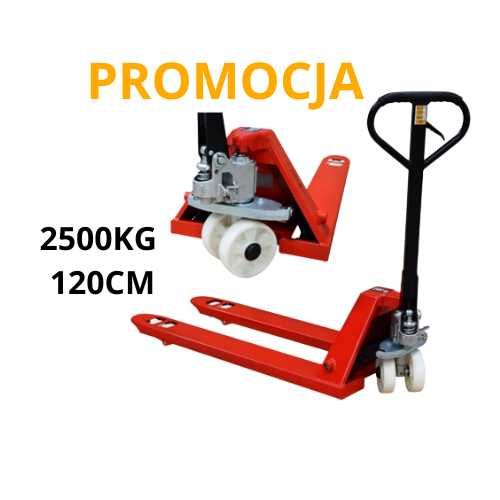 PALECIAK RĘCZNY Wózek paletowy ręczny 120cm / 100cm / 80cm 2500kg NOWE