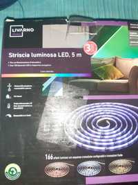 Luz led luminosa 5mts.