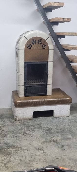 Piecyk kominek  kaflowy koza hass sohn