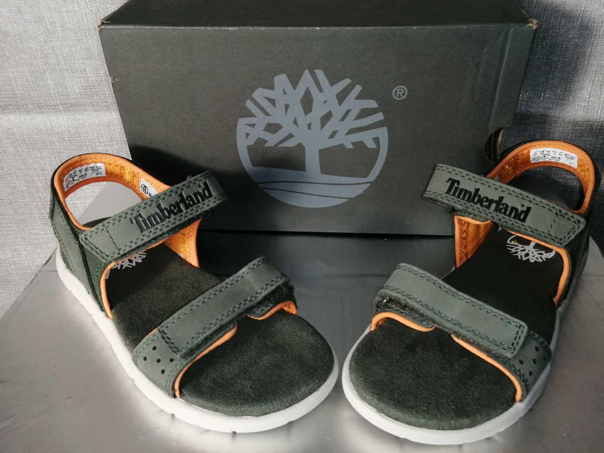 TIMBERLAND Nubble L/F2 Nowe Sandały Dziecięce 32 Oryginalne Zamszowe