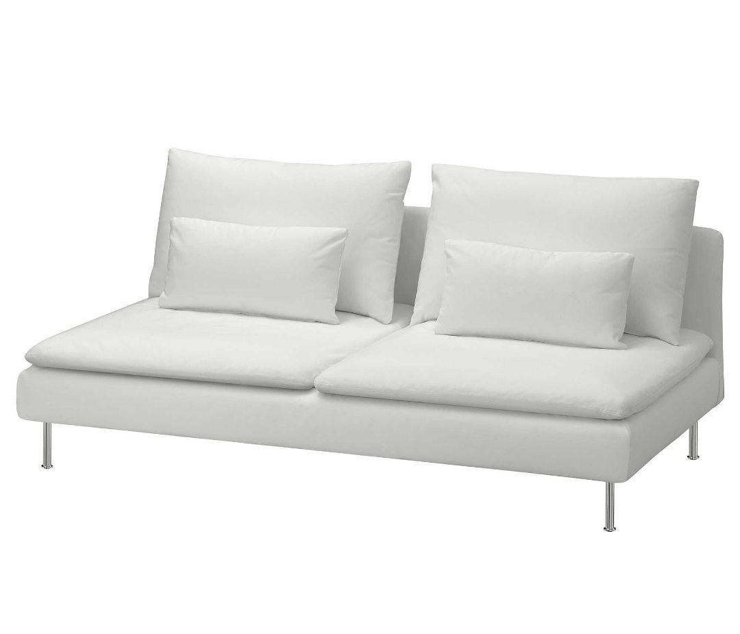 Ikea Soderhamn pokrycie do sekcji 3-osobowej   Blekinge biały