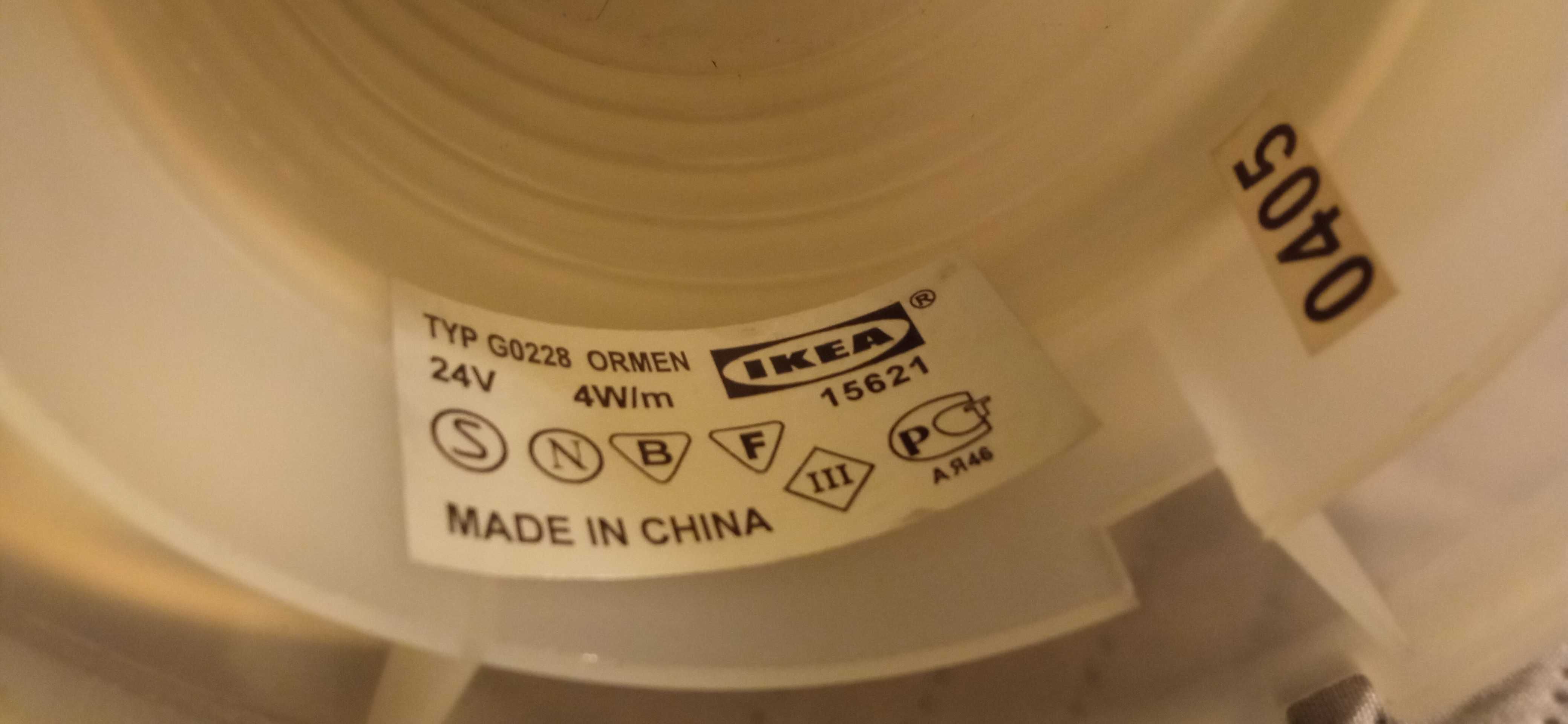 IKEA ormen fio de lâmpadas led