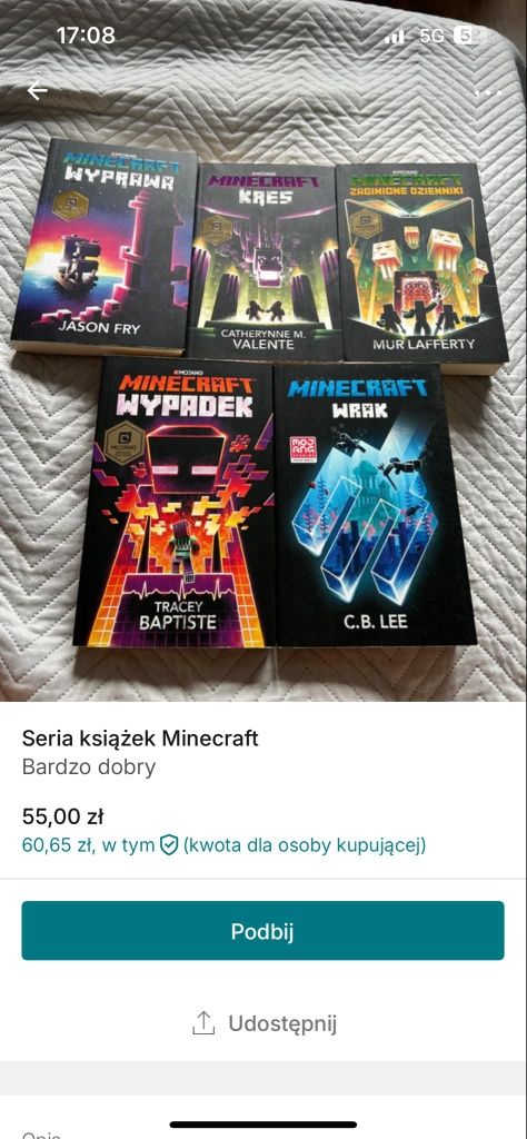 Książki Minecraft