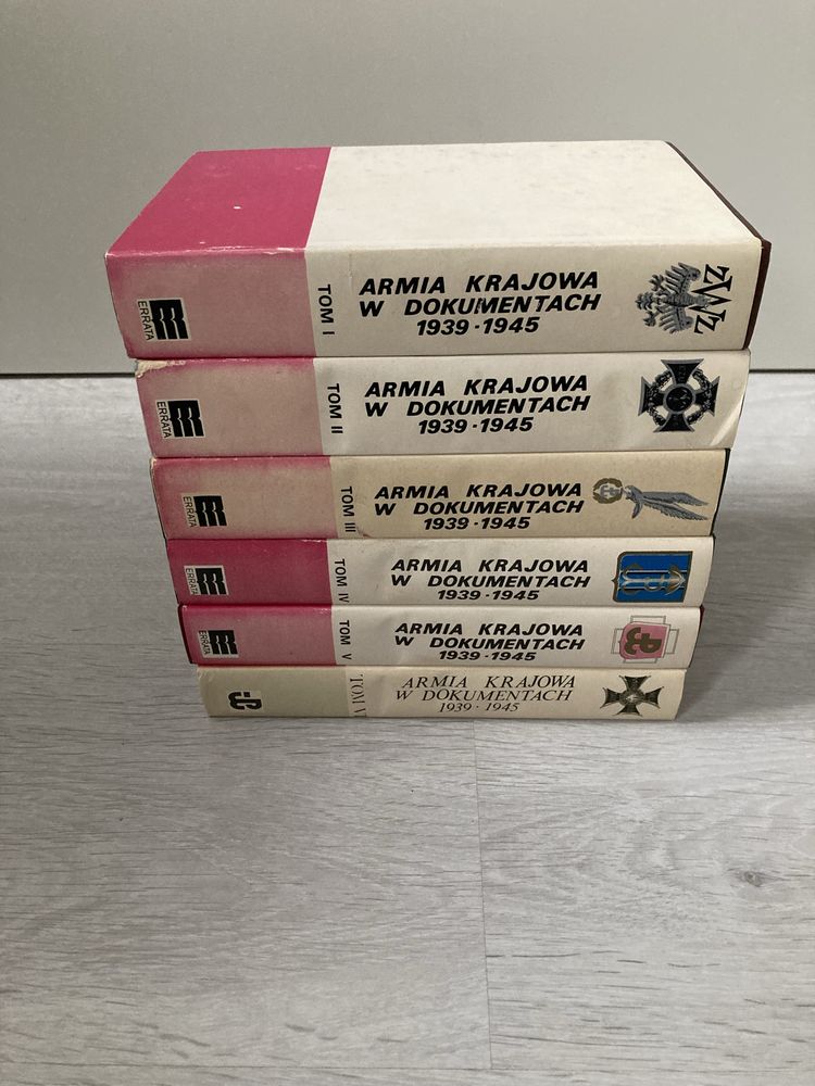 Armia Krajowa w dokumentach, t. I - VI (komplet)