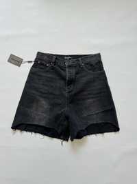 шорты Balenciaga washed black destress shorts M L jaded london bershka