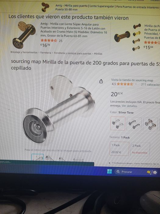 Oculo porta novos embalados