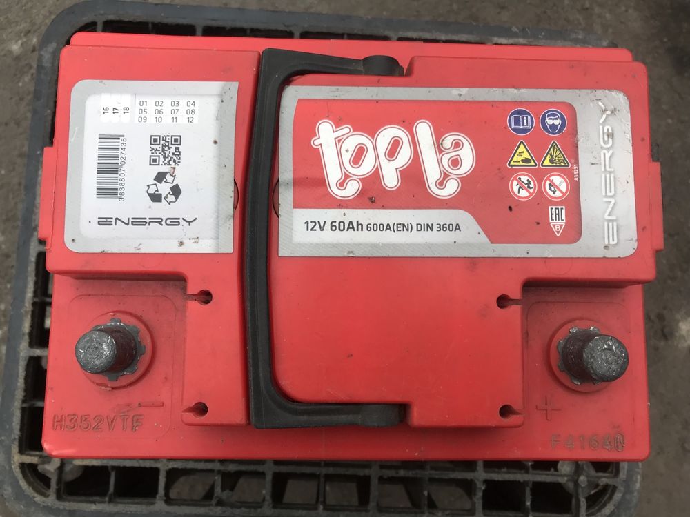 Акумулятор 60А Topla