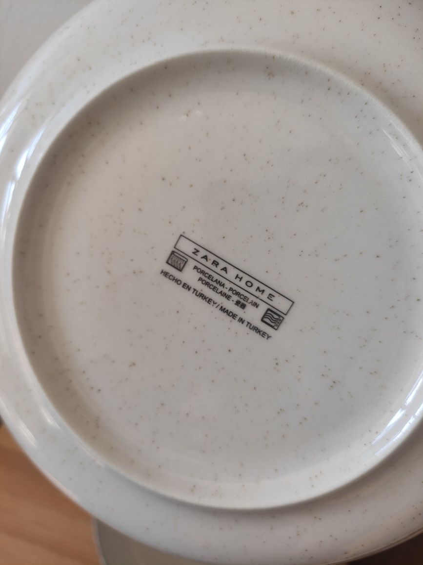 Porcelanowe miski głębokie talerze Zara home