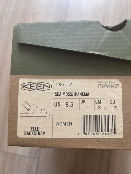 Босоніжки, сандалі Keen Elle Backstrap 39 розмір