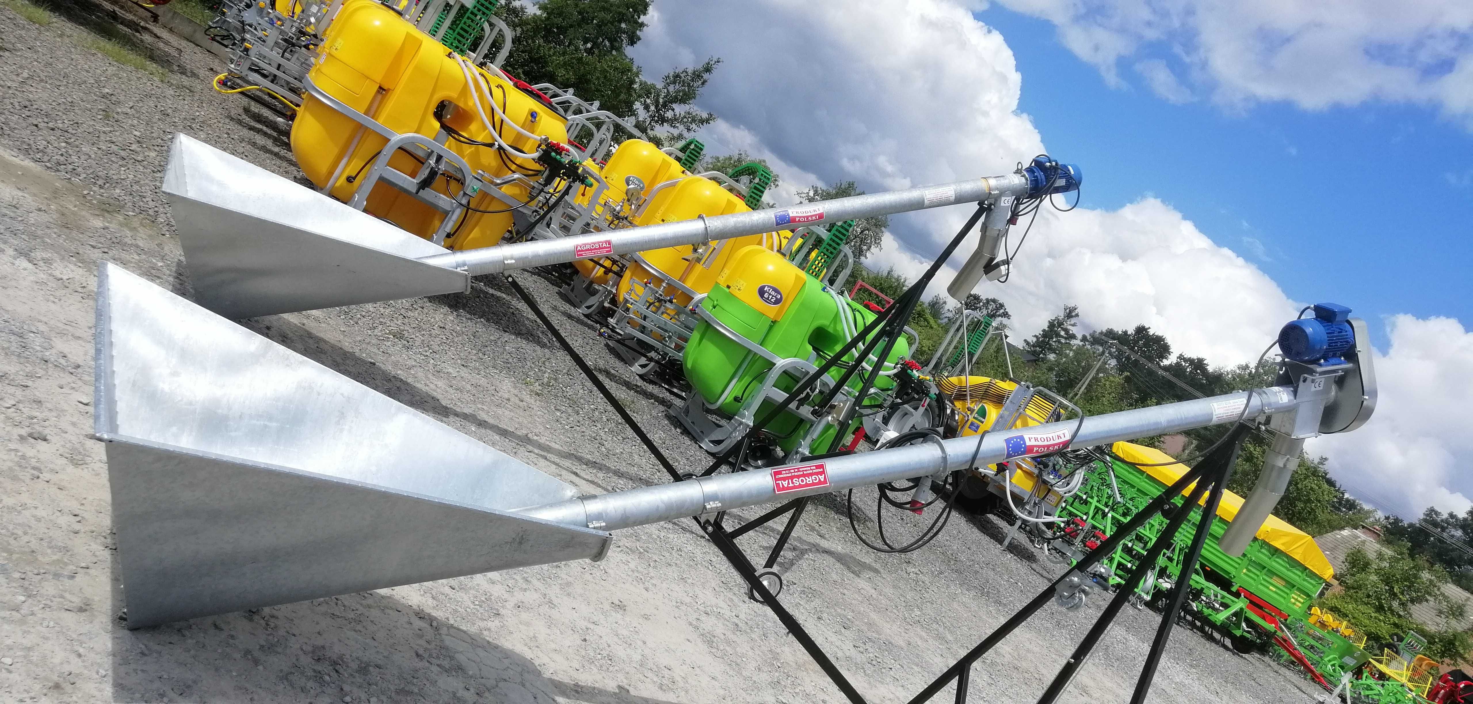 podajnik ślimakowy żmijka do zboża przenośnik Kosz wózek AGROSTAL