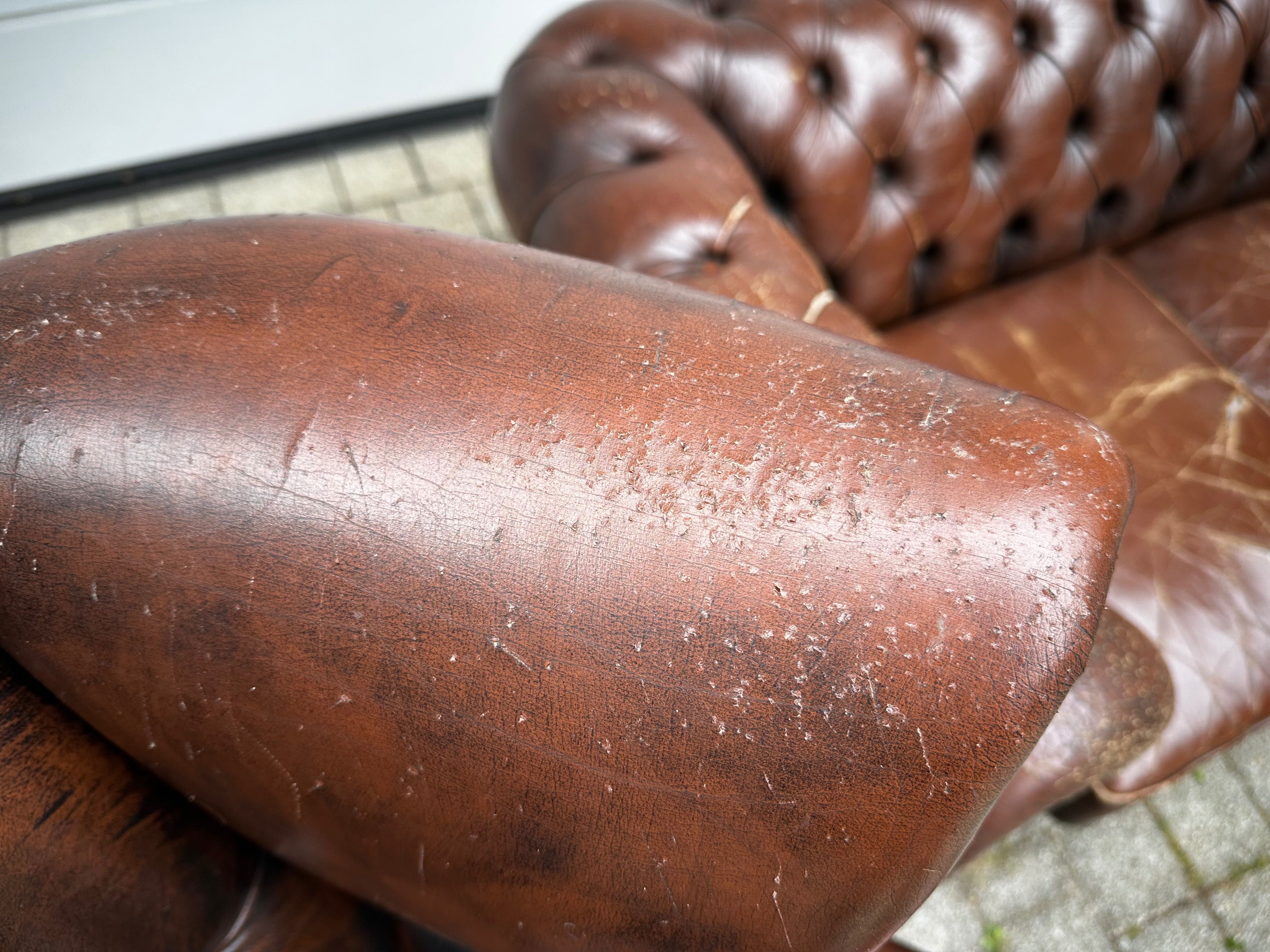 Sofa, 2 fotele chesterfield