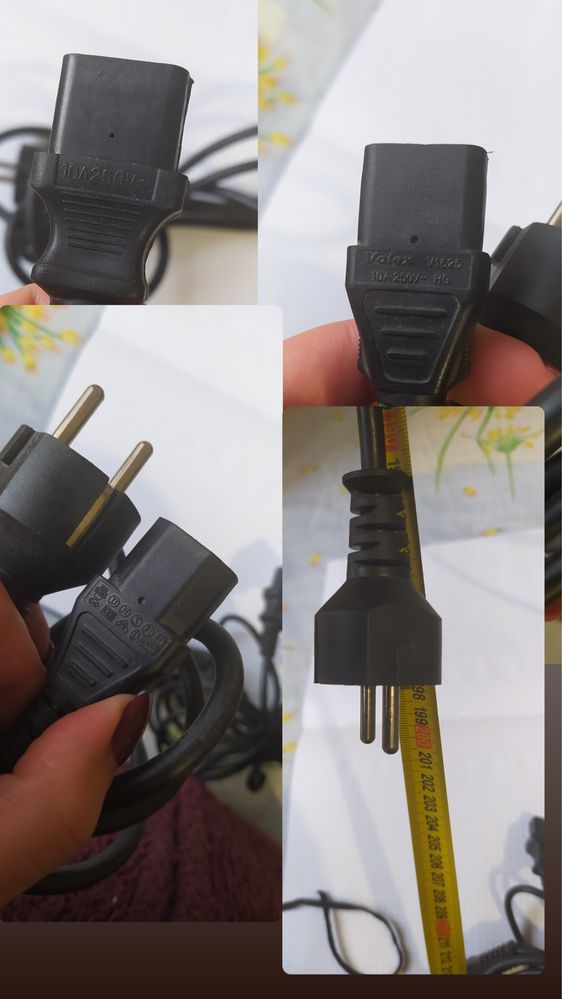 Новый кабель питания Volex V1625 для принтера ПК 220V