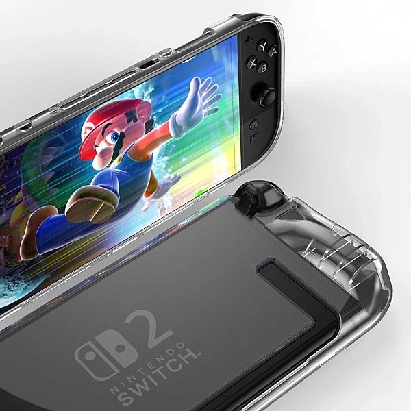 Etui Tech-Protect FlexAir na Nintendo Switch 2 - przezroczyste