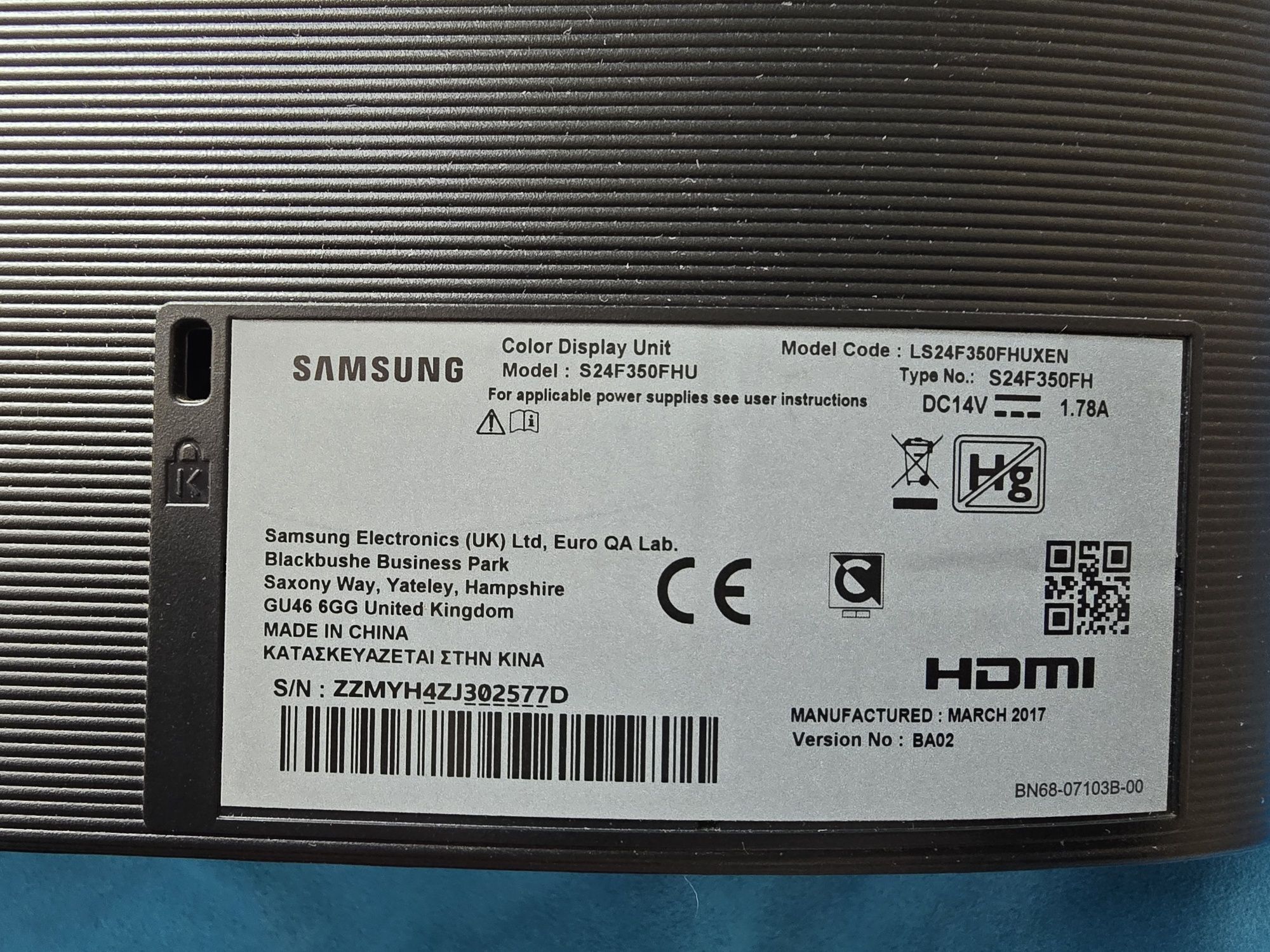 Monitor samsung 24 cale