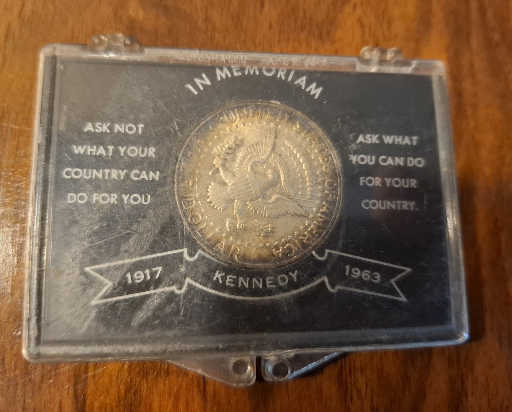 Srebrna moneta J.F. Kennedy Pół dolara 1964 Unikat