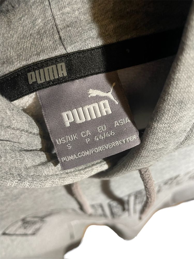 Szara bluza z kapturem Puma