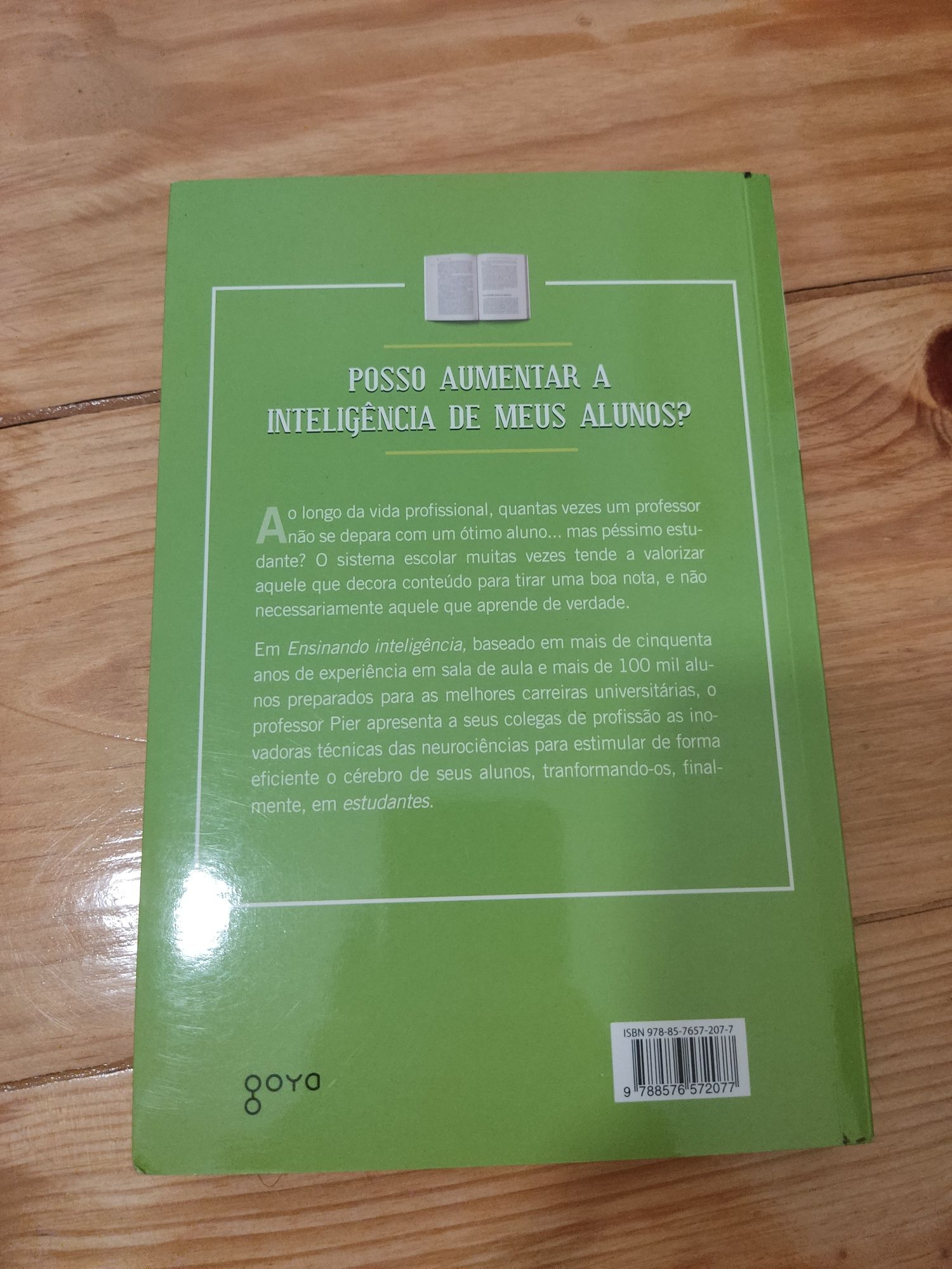Livro "Ensinando Inteligência", do prof. Pierluigi Piazzi