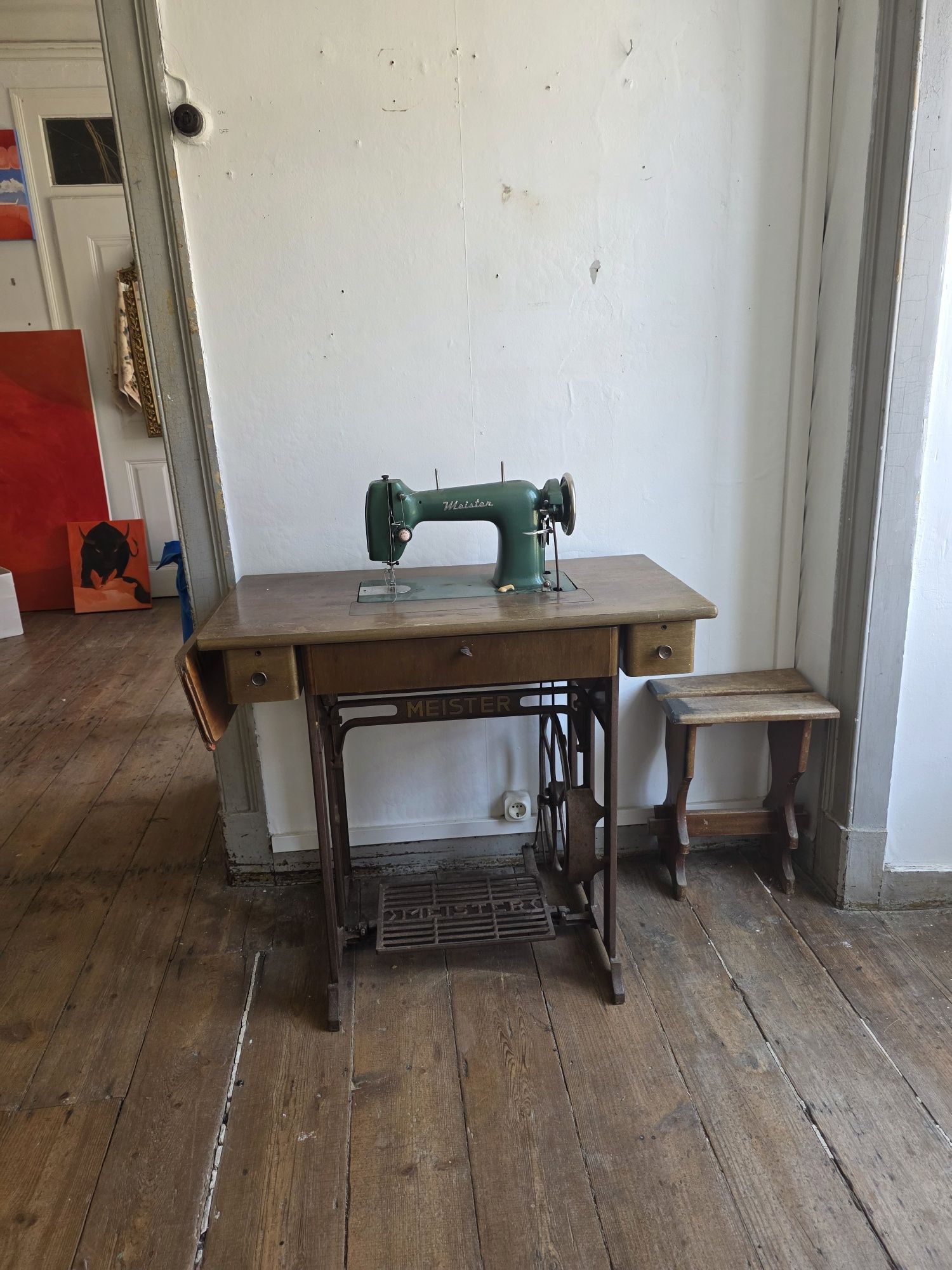 Maquina de costura antiga Meister