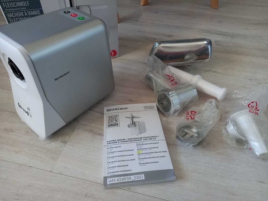 Silvercrest elektryczna maszynka do mięsa 400W