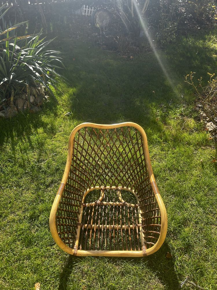Krzesła 2x nowe ogrodowe rattanowe K336,2sztuki, nowe bez nóg
