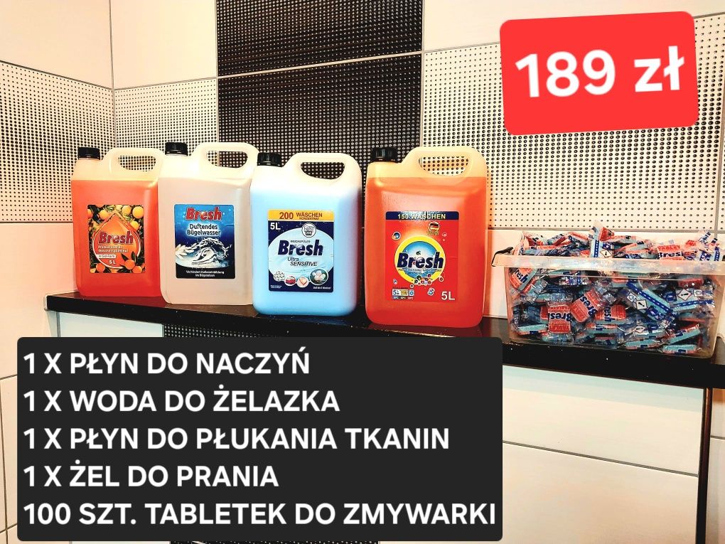 Zestaw niemieckiej chemii gospodarczej