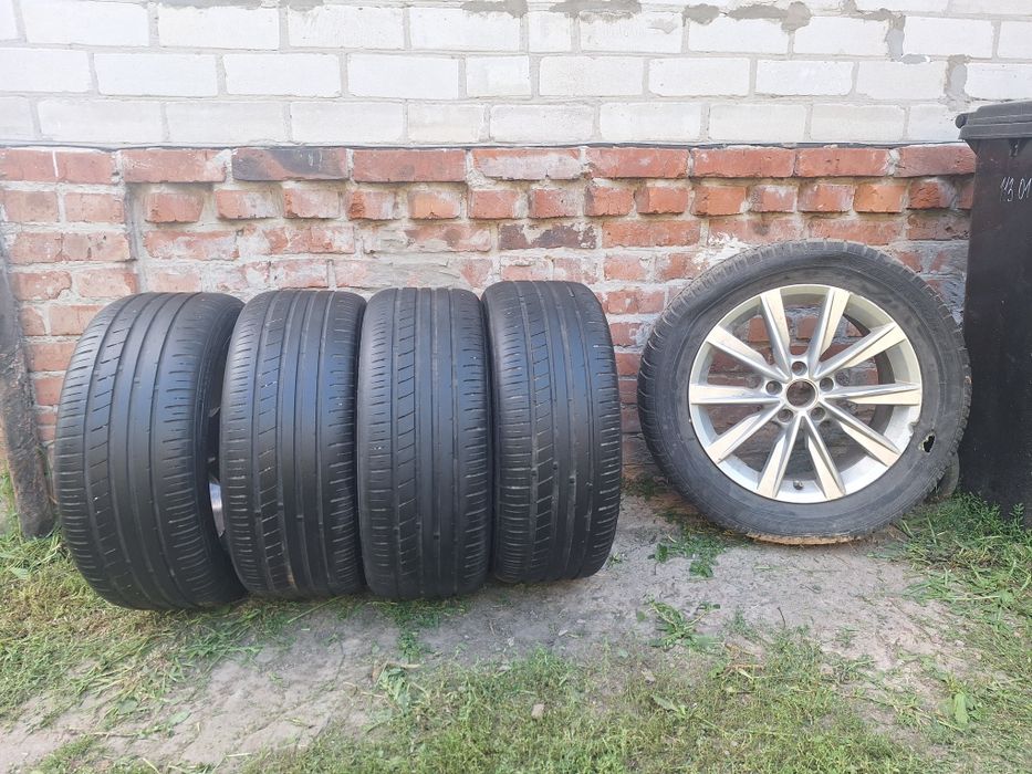 Комплект литих дисків на літній резині R18 225/40, 5/112 + запаска