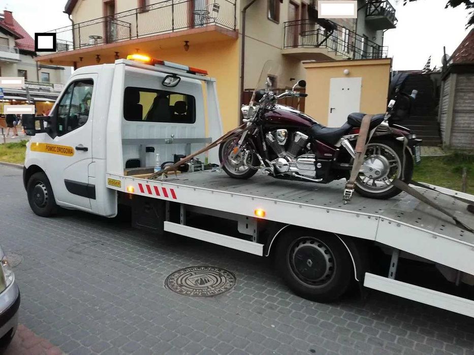 Laweta Pomoc Drogowa Transport Przewóz Holowanie Autoholowanie