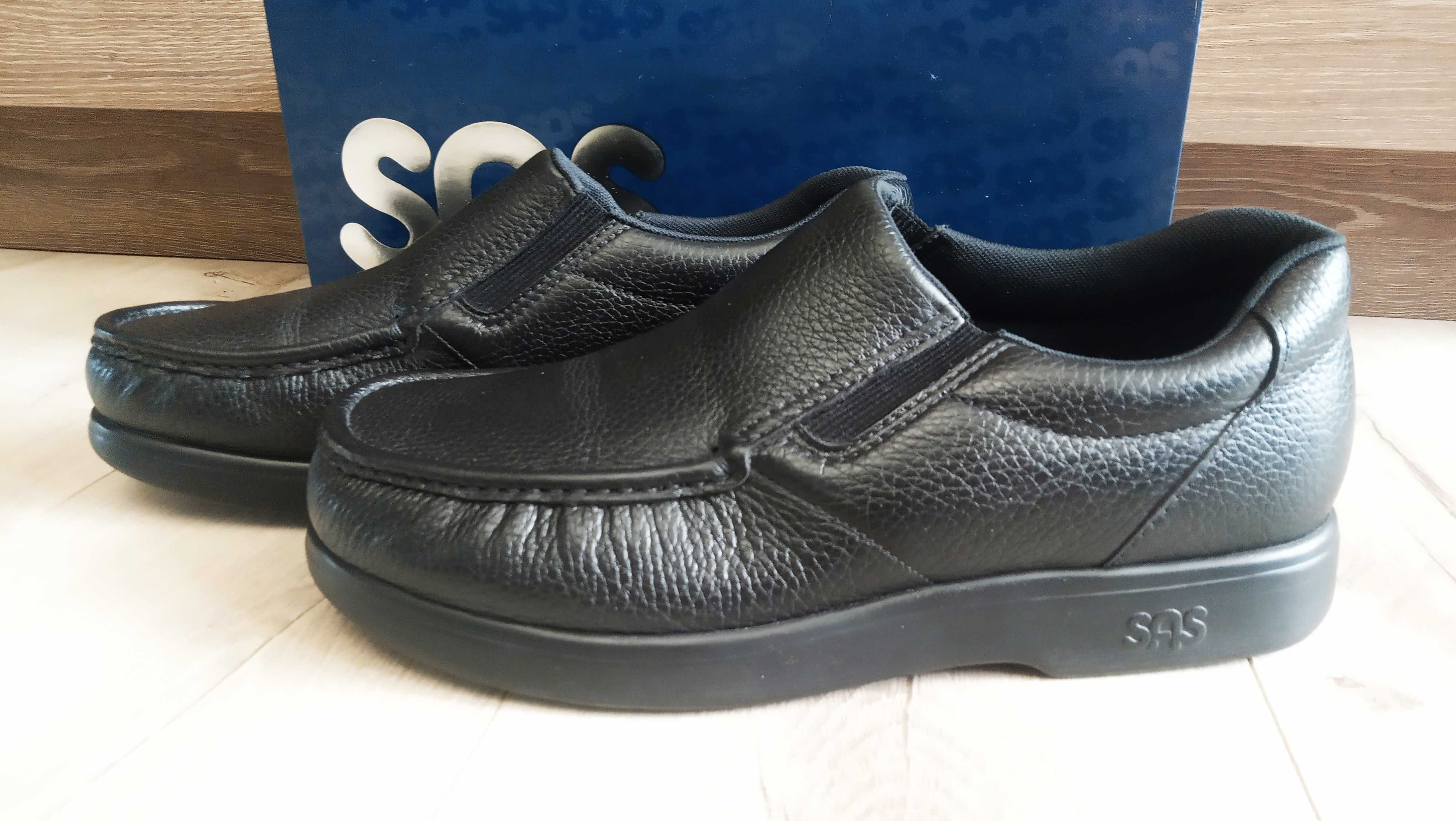 Sas mokasyny handmade 44,5, 28,5 cm Made in Usa Nowe