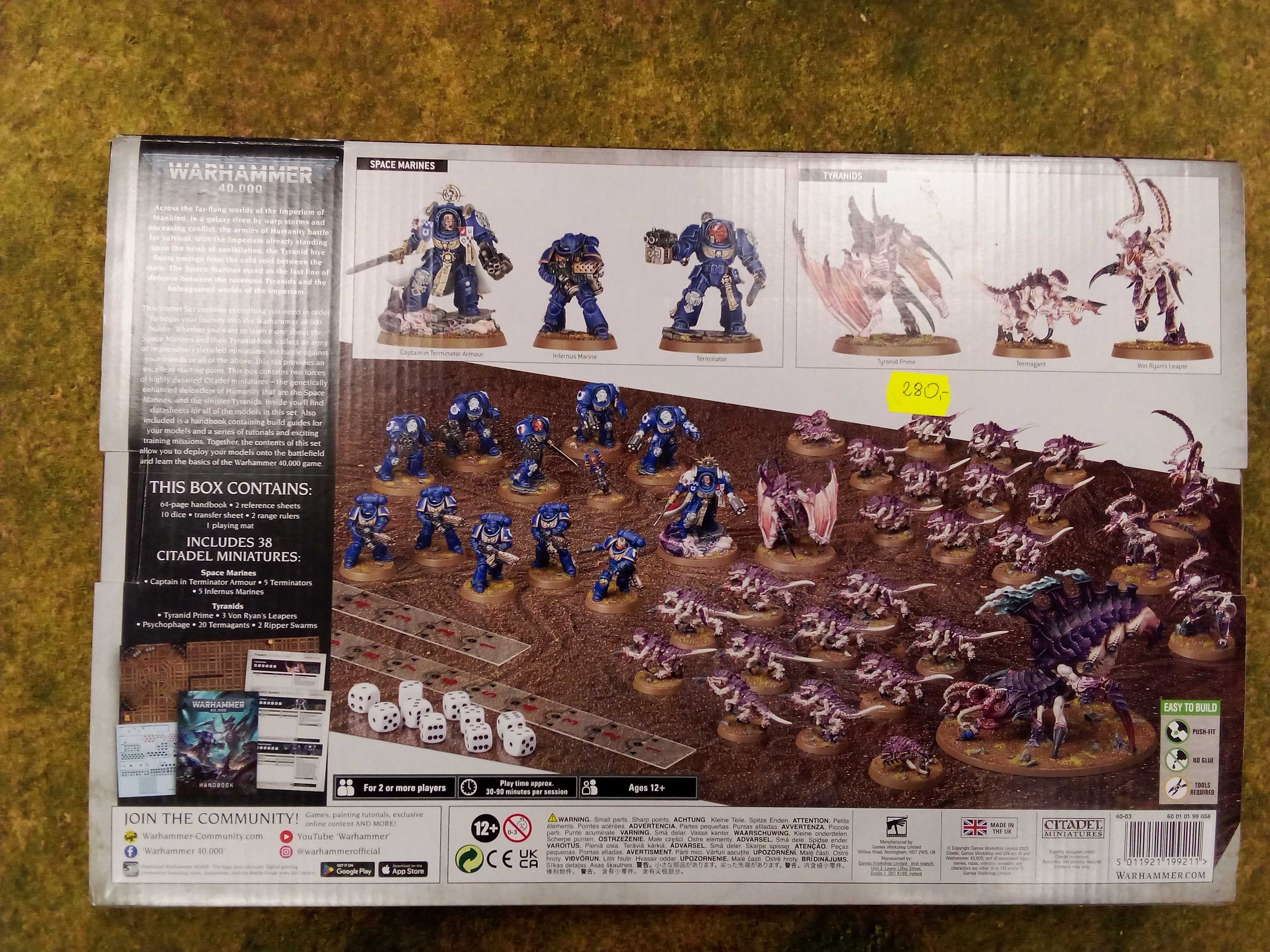 Starter Set Space Marines vs Tyranids- Warhammer 40000 Wh40k (R)