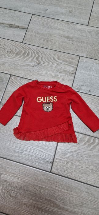 Guess bluzka bluzeczka tiul z misiem