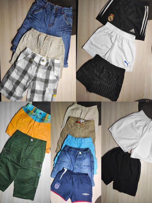 Капри, шорты спортивные Puma, Adidas, Umbro 9мес-6 лет, рост 74-116см