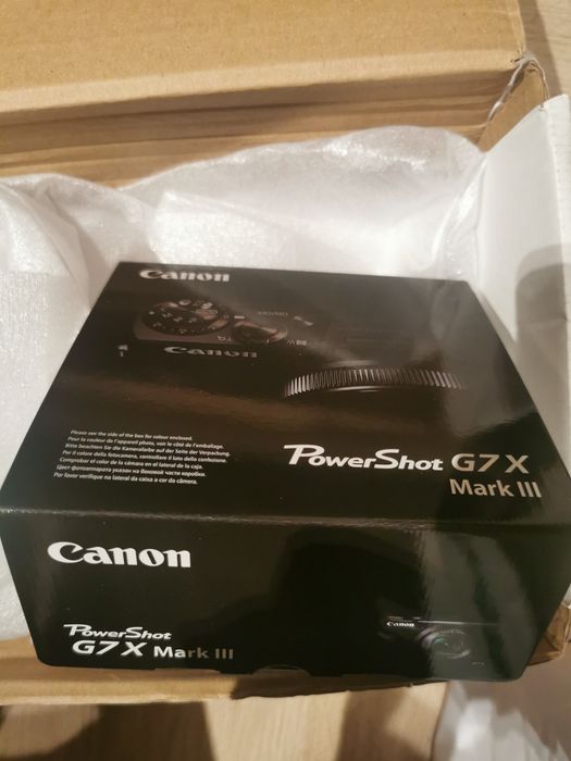 Canon G7X III NOVA 3 anos garantia, Preta