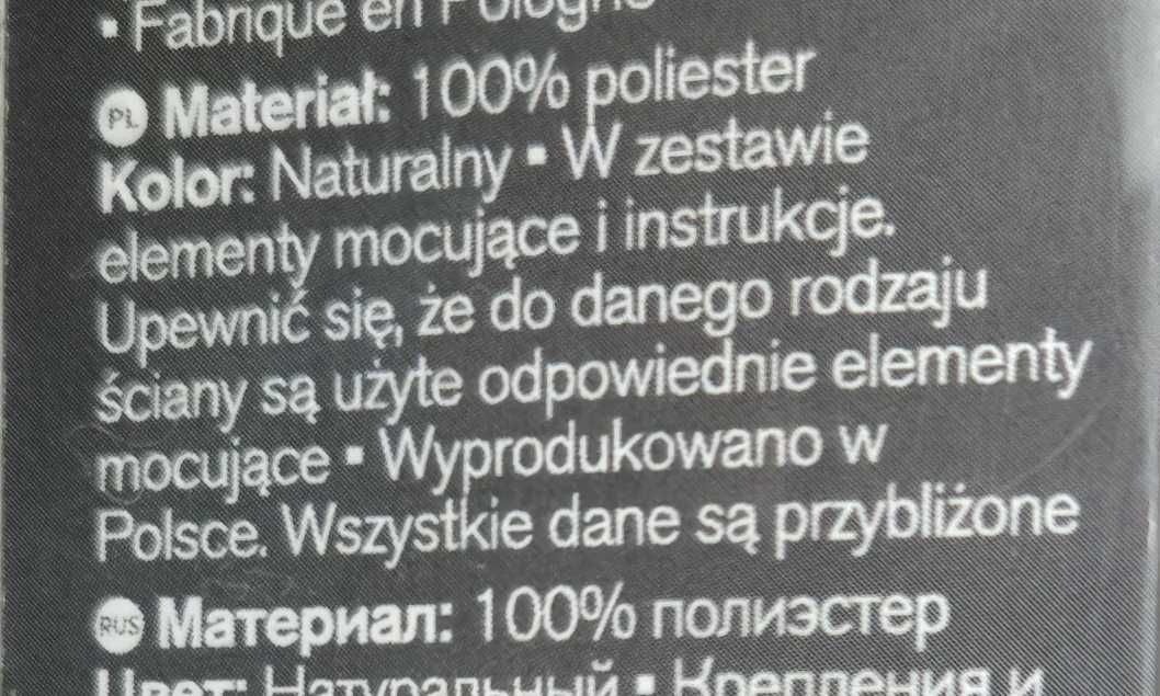 Roleta okienna materiałowa 75 cm Colours len
