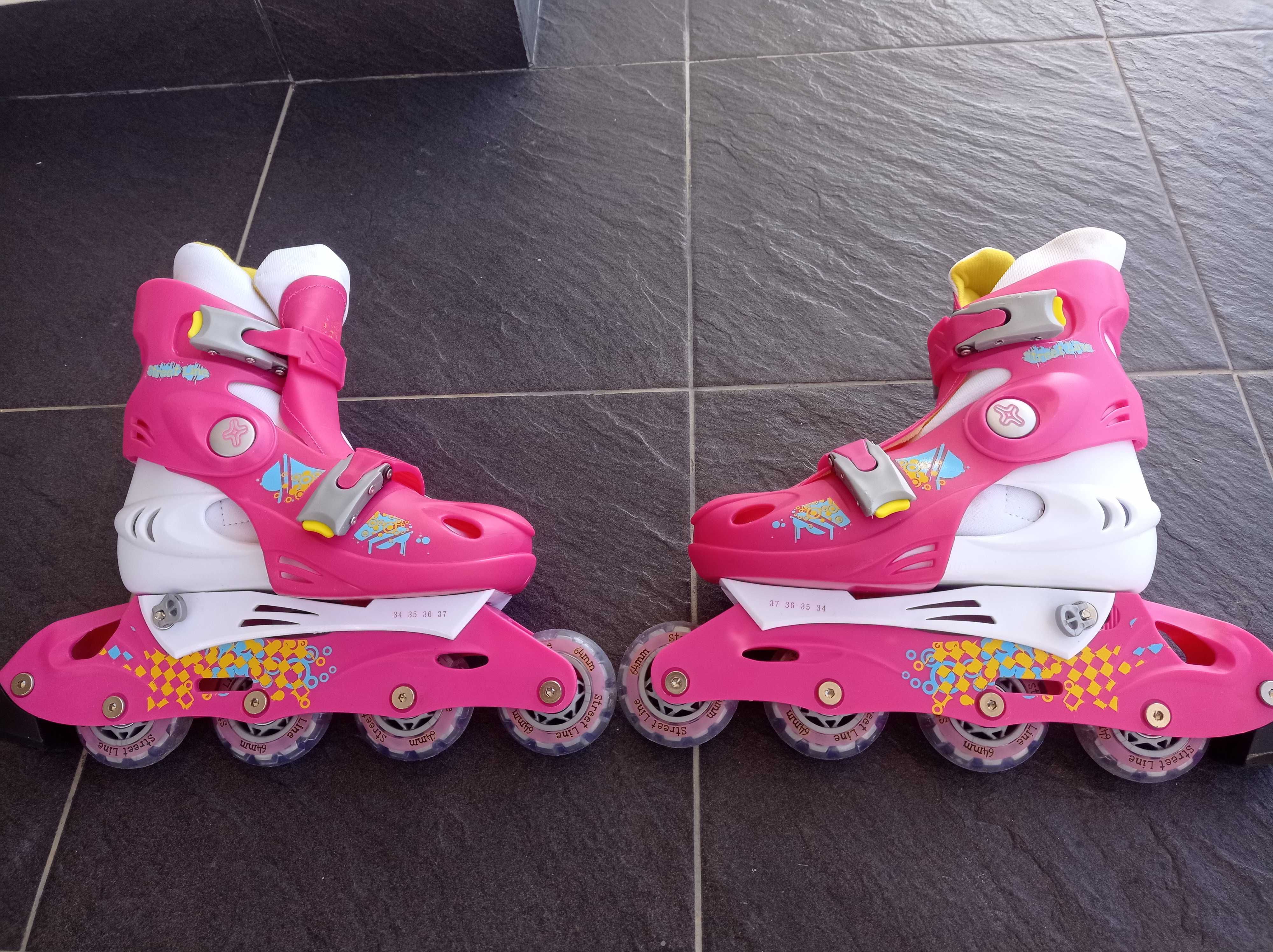 Patins em linha  novo