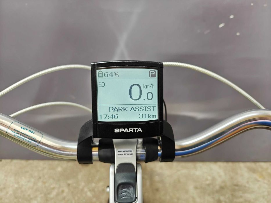 Rower elektryczny SPARTA RX+ Asystent prowadzenia 10ah36v NEXUS 8 53CM