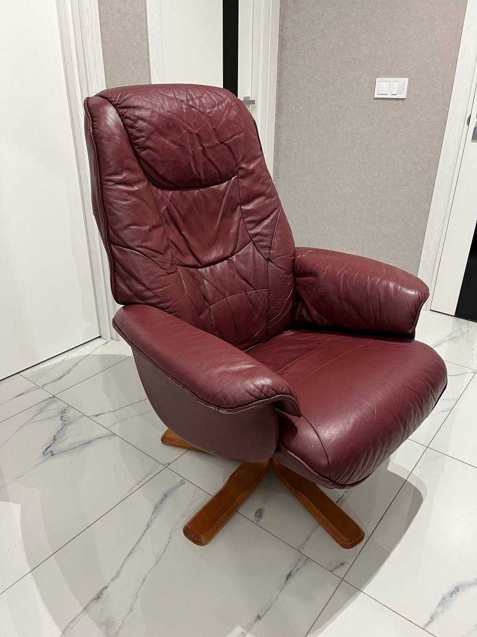 Кожаное кресло для дома, офиса