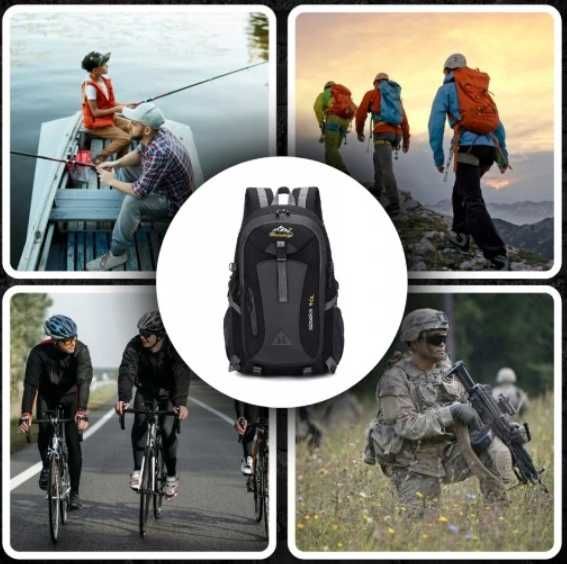 Nowy plecak turystyczny, trekkingowy, 40L, lekki, pojemny, mocny