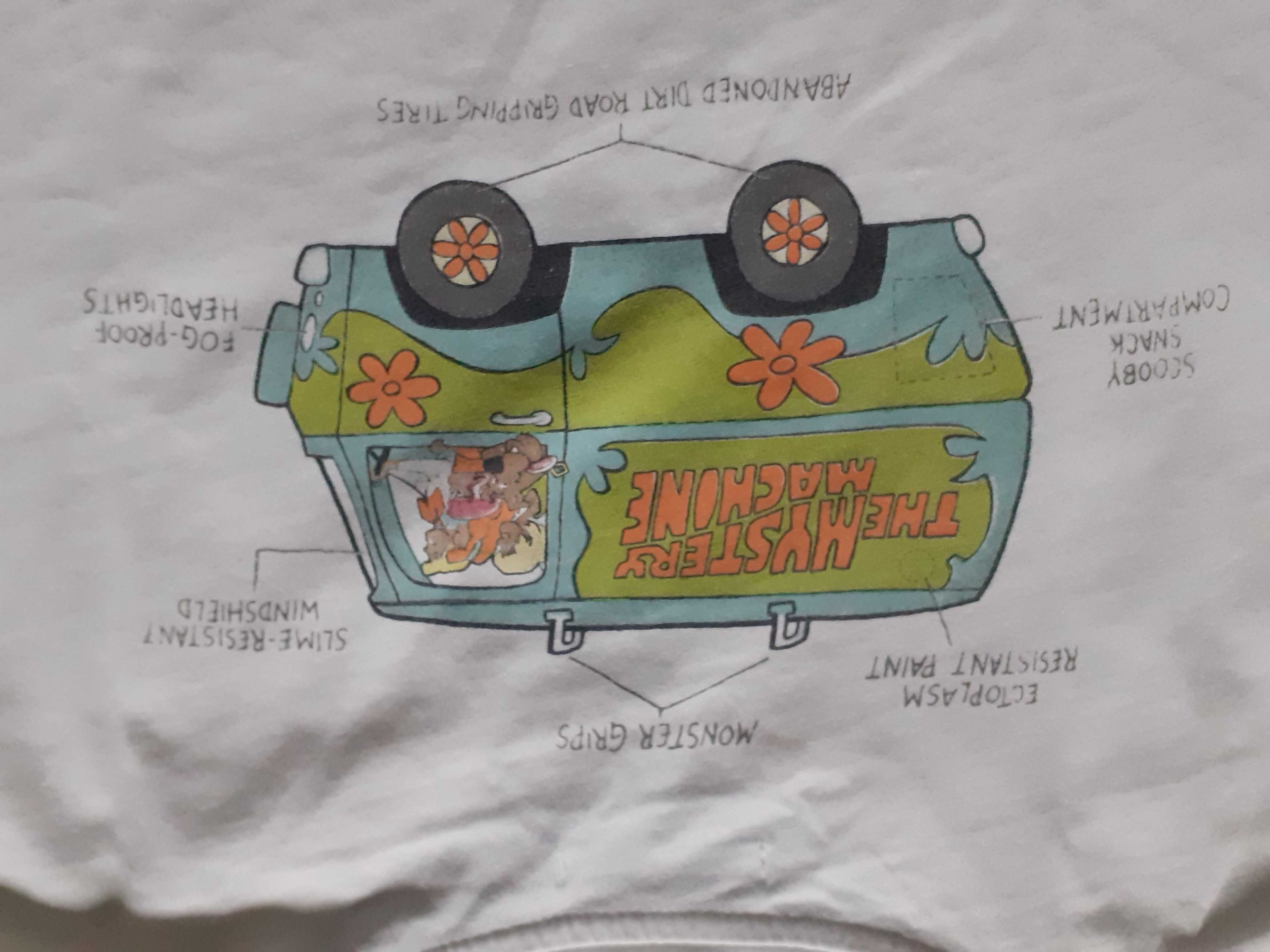 Biała koszulka Scooby Doo