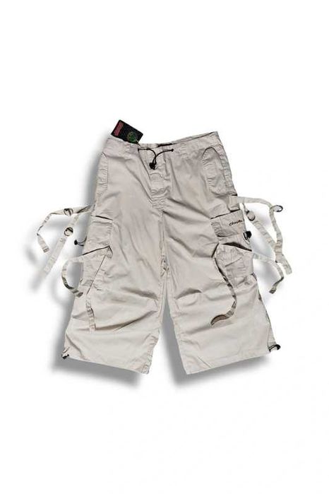 Criminal damage strap cargo widelegs tripp y2k cyber szerokie szorty