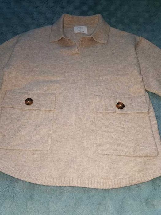 Sweter z kieszeniami ZARA
