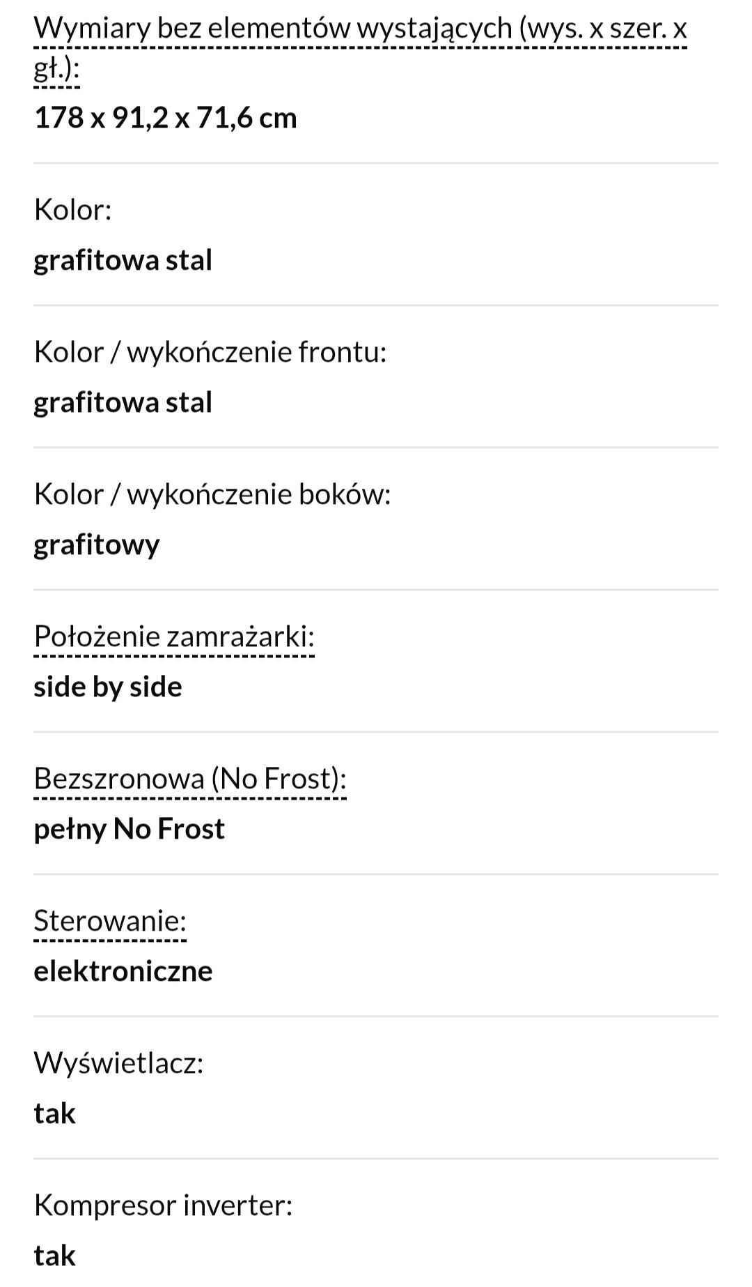 Lodówka Samsung używana