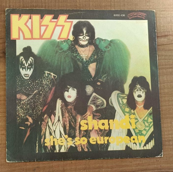 Vintage disco vinil 45 rotações Kiss Shandi