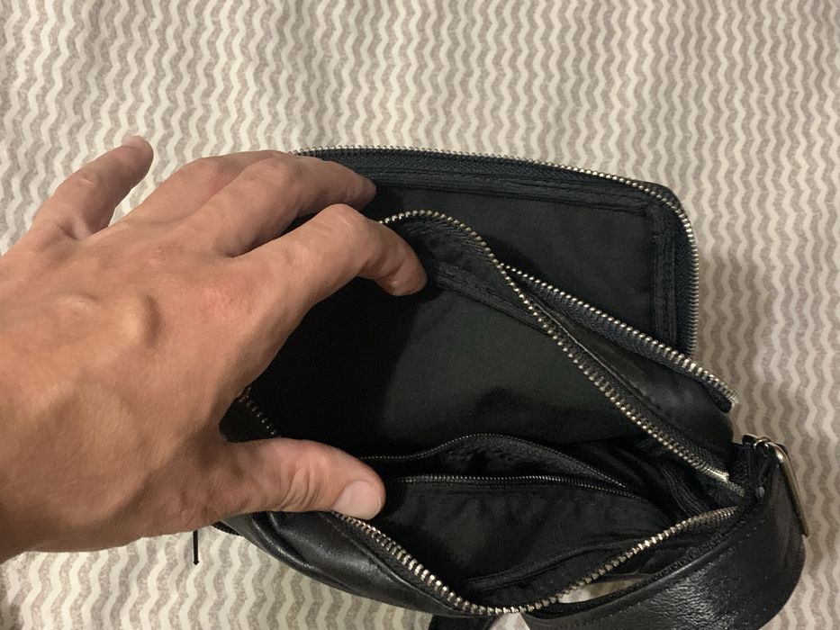 Сумка из натуральной кожи, месенджер