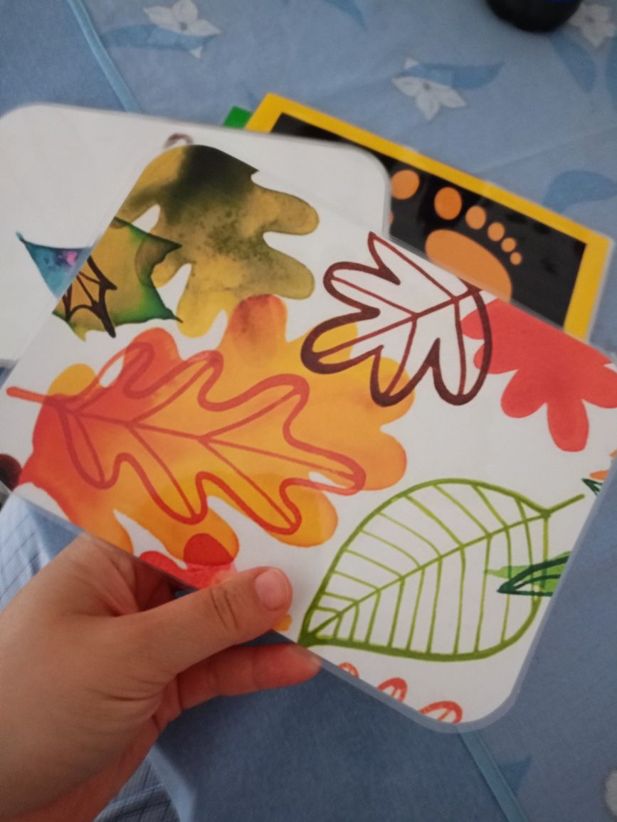 Autumn Jesień Flashcards + Gra przedszkole dla dzieci ENG