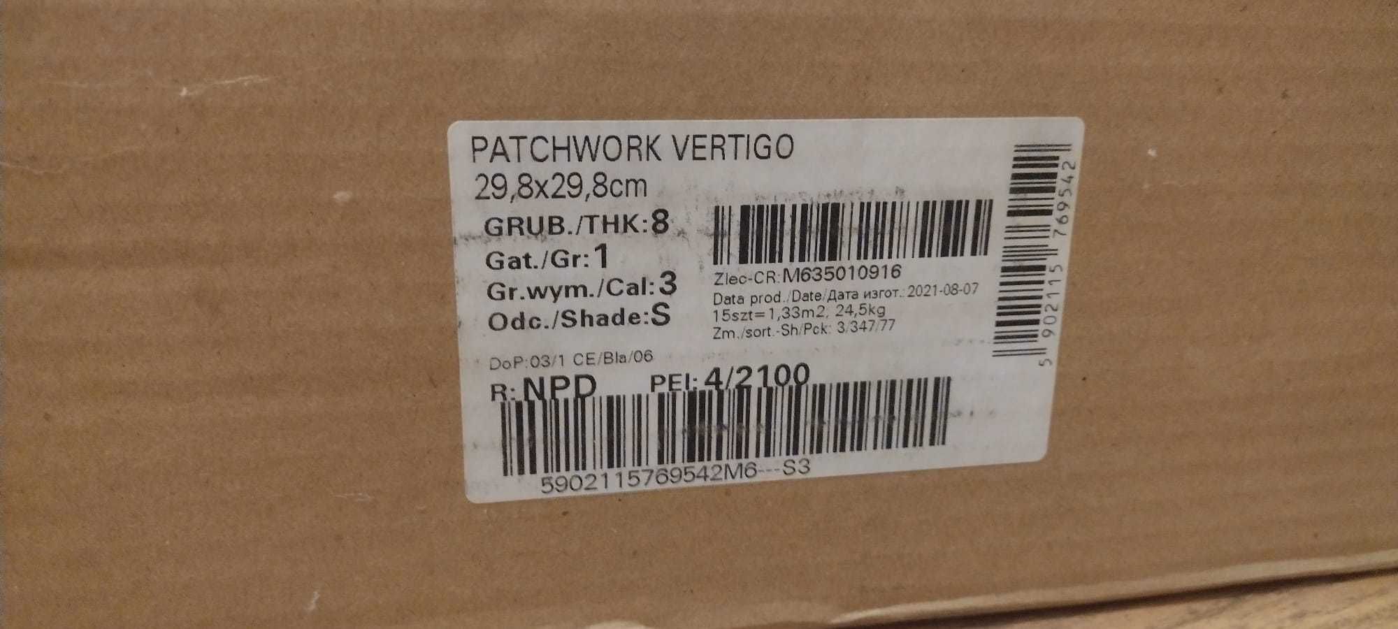 Kafelki Patchwork Vertigo Satin 29.8x29.8 GAT.1 - paczka 15szt, 1.33m²