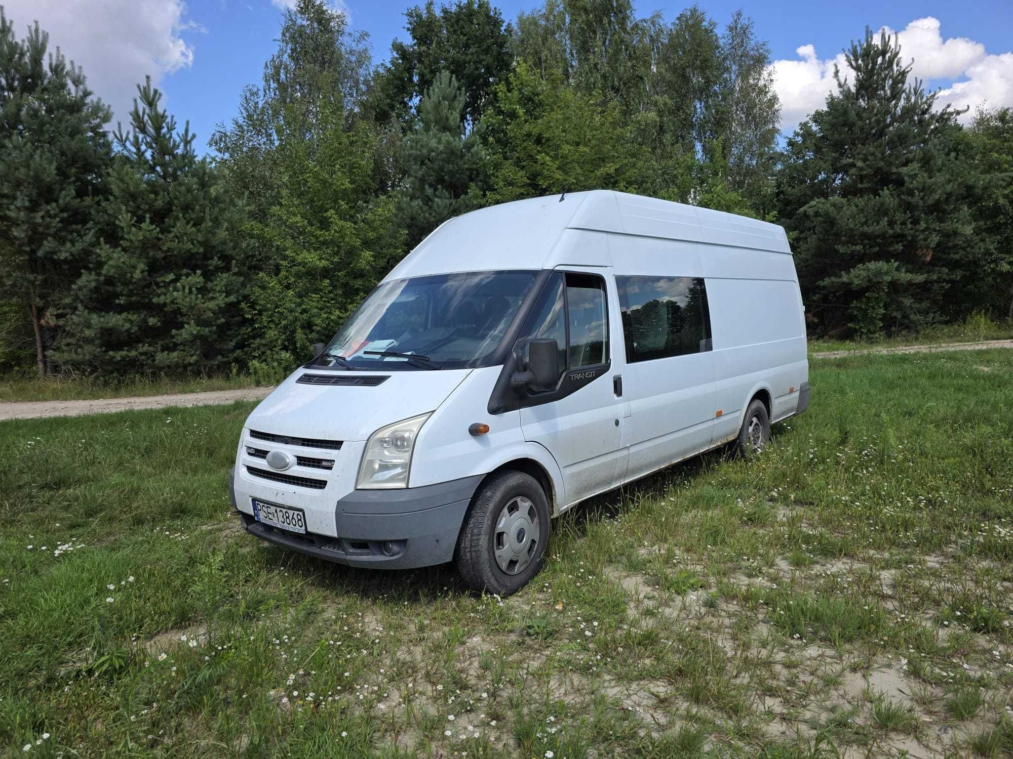 FORD TRANSIT 2.4     BRYGADÓWKA 7 osobowy max