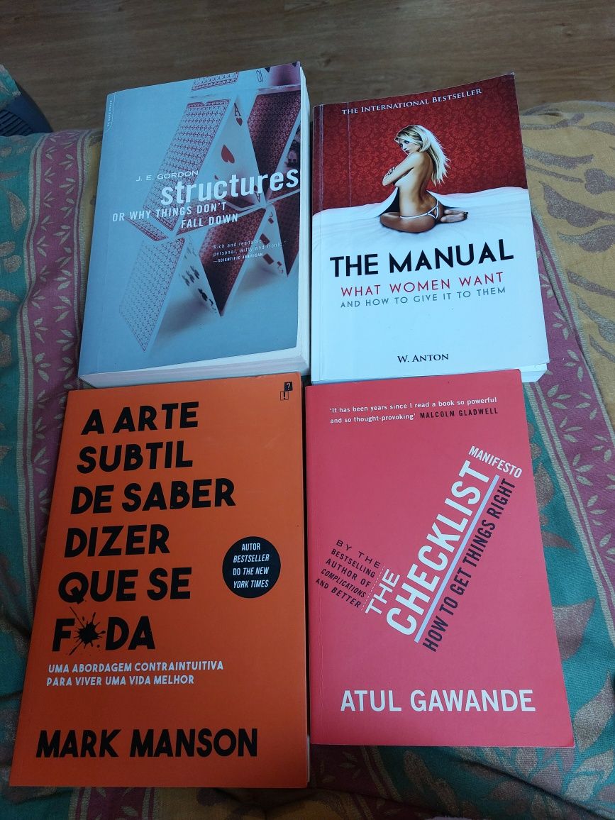 4 Livros adultos