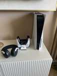 Playstation 5 + 2 pady + słuchawki playstation